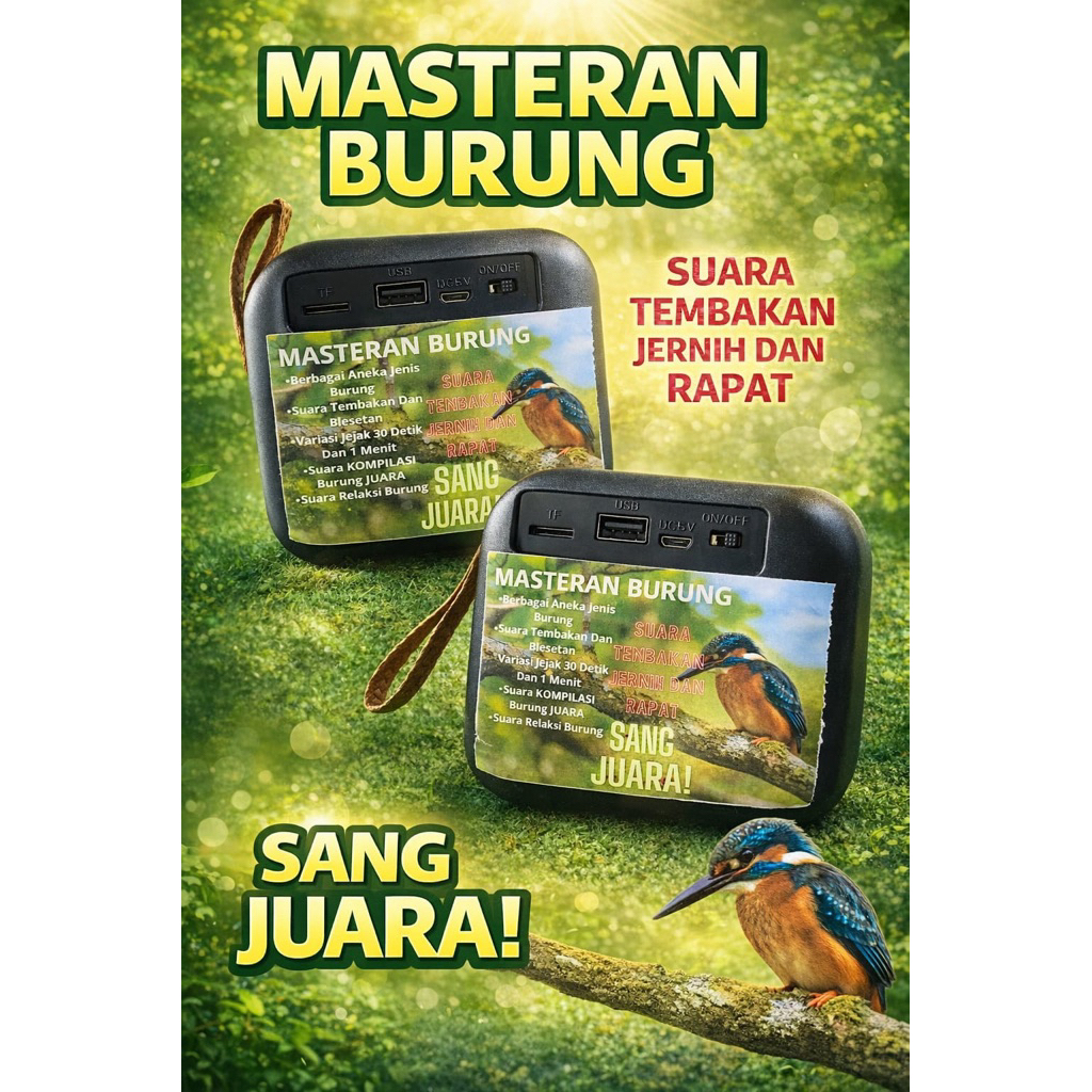speaker masteran burung SANG JUARA