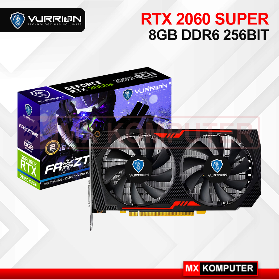 VGA Vurrion RTX 2060 Super 8GB DDR6 DP HDMI DVI 256bit