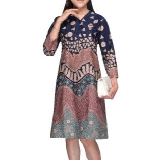 TUNIK OVERSIZE BATIK BAJU TUNIK MUSLIM TUNIK JUMBO