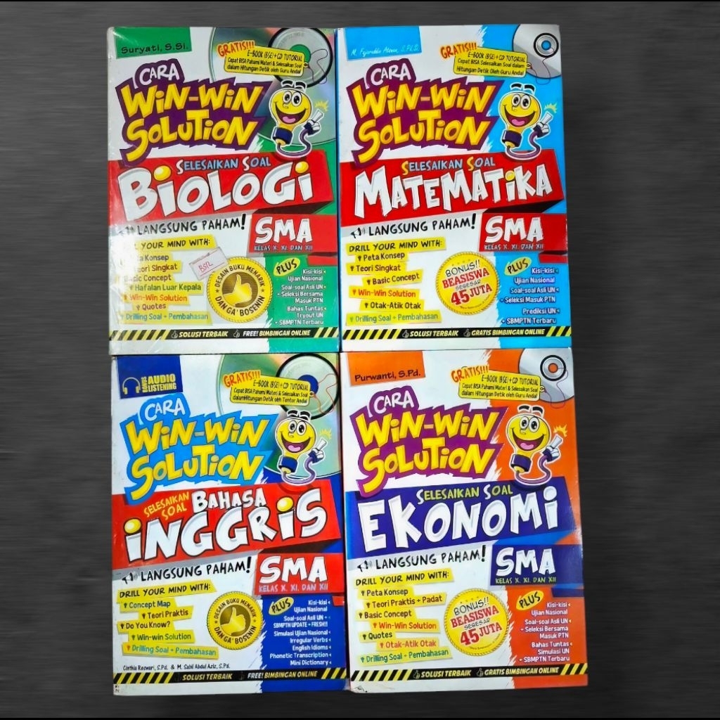 Cara Win-Win Solution / Soal Biologi SMA / Buku Latihan Soal / Pembahasan Soal / Ekonomi sma