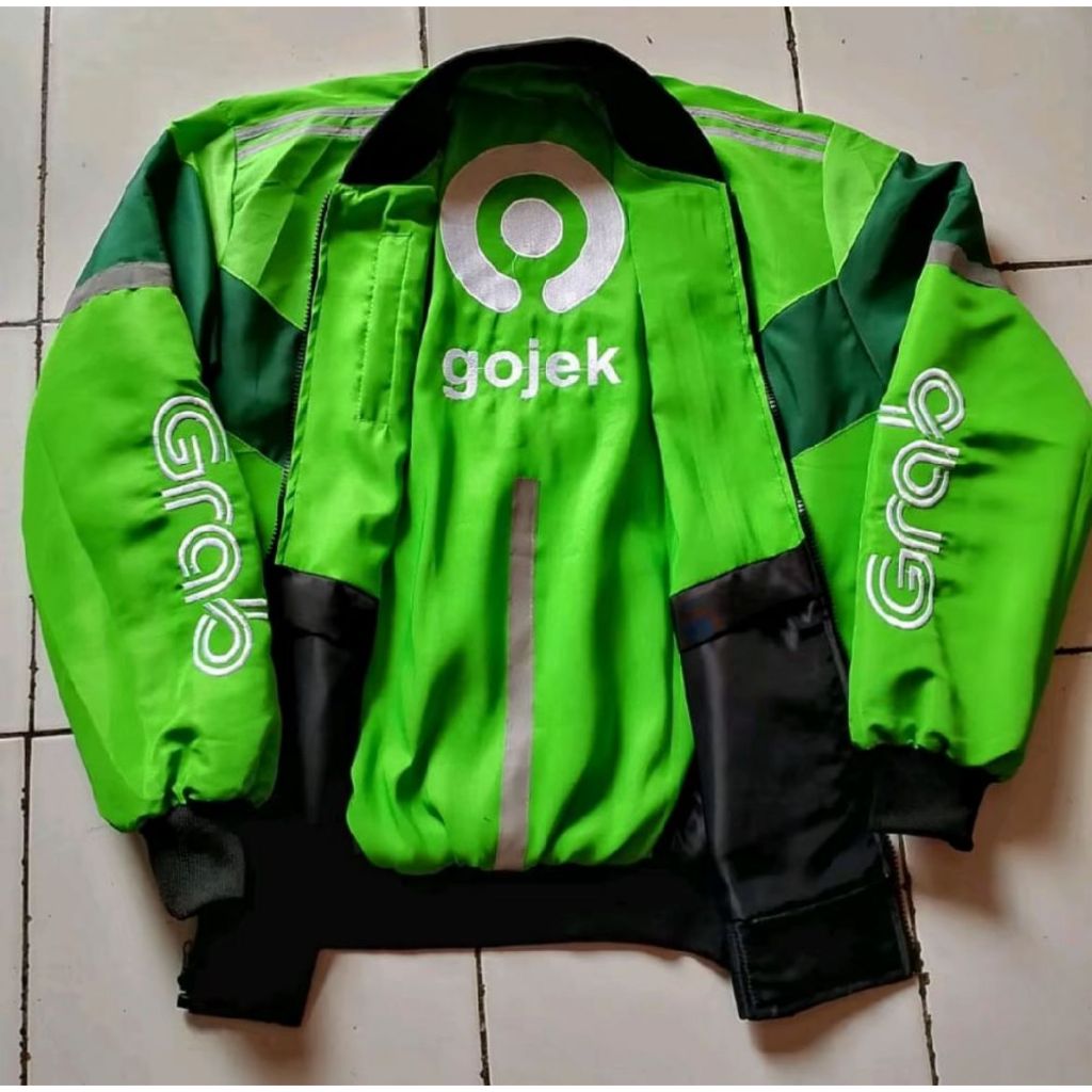 JAKET BOMBER BOLAK BALIK OJOL TERBARU / JAKET BOLAK BALIK G0JEK GREB TERLARIS