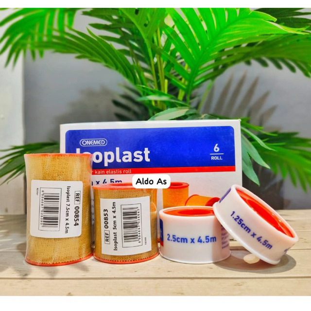 ONEMED - Isoplast Plester Kain Elastis Roll / Plester Luka Onemed Satu Roll