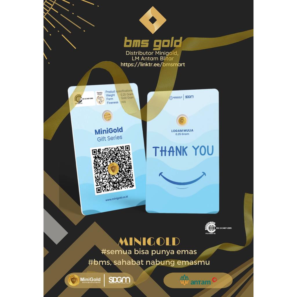 NEW - MiniGold Gift Series 0.25 gr, 0.5 gr