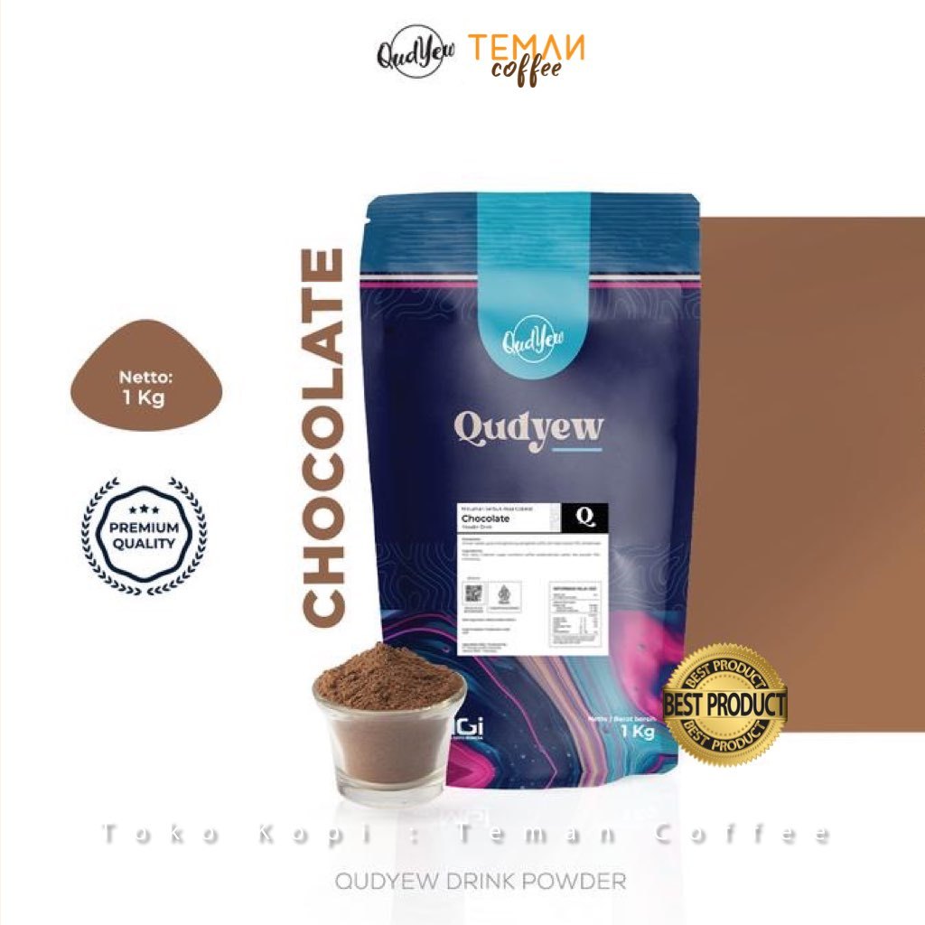 Bubuk Minuman Kekinian Qudyew / Qudyew Powder Drink Chocolate 1 kg