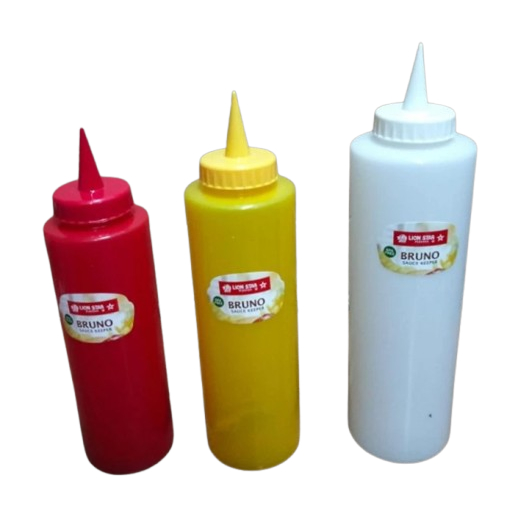 Botol Saus Kecap Lion Star Bruno 425ml / Botol Kecap Plastik