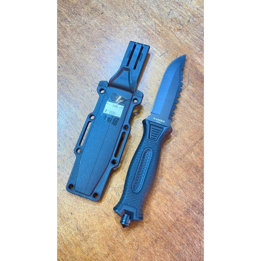 survival knife/hunting knife black rambo 2938