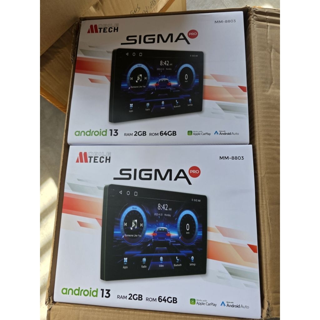 Android 9" Mtech Sigma PRO Ram 2/64GB Carplay