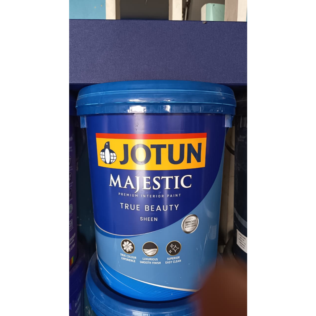 cat tembok INTERIOR JOTUN Majestic True Beauty Sheen Cat Tembok Interior Kilap 20L Anti Bakteria Ant