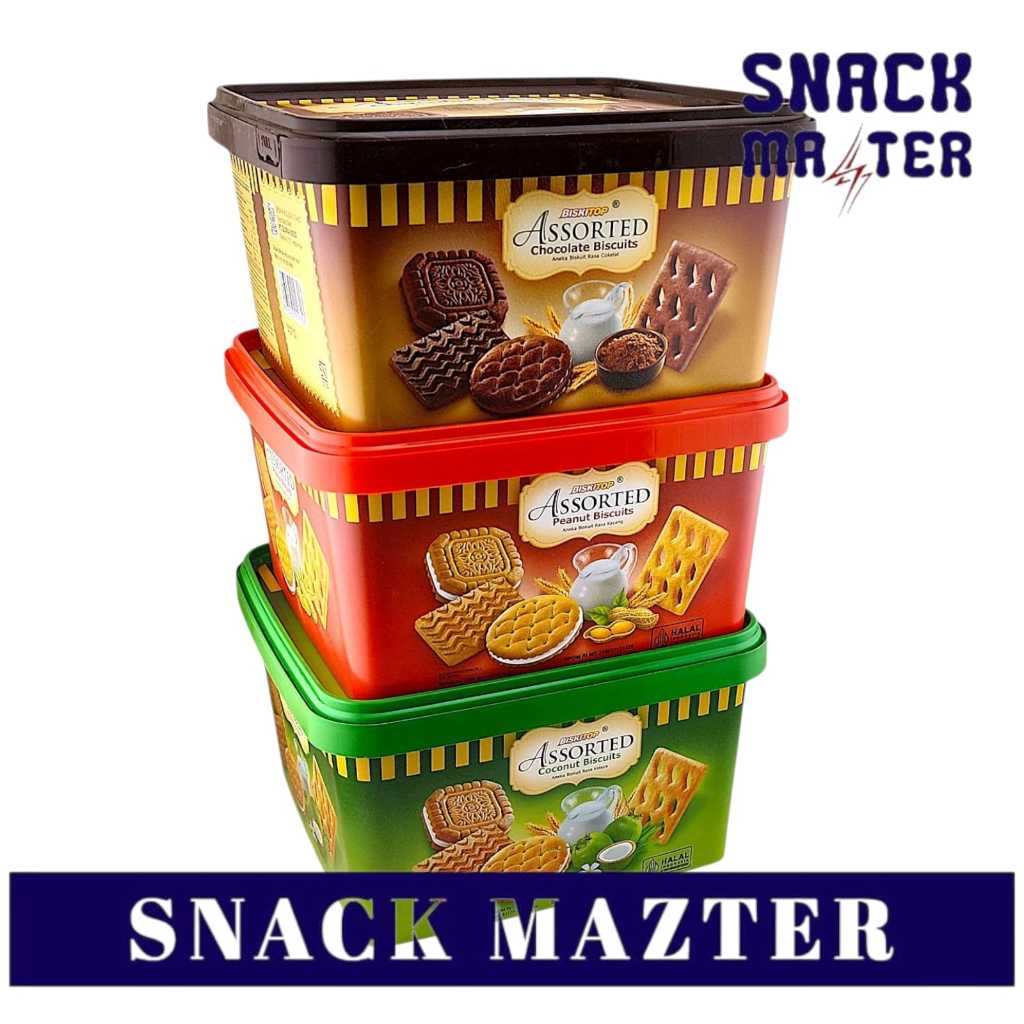 Biskitop Assorted Biscuit - Netto 400gr