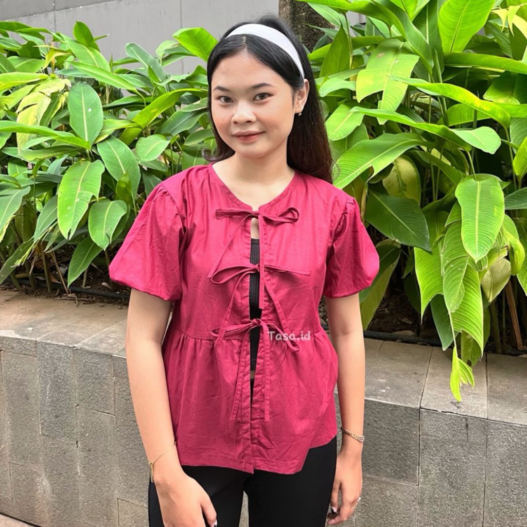 ATASAN WANITA KOREAN STYLE- BLOUSE KOREA - BAJU ATASAN WANITA TERBARU - BAJU ATASAN WANITA IMPORT - 