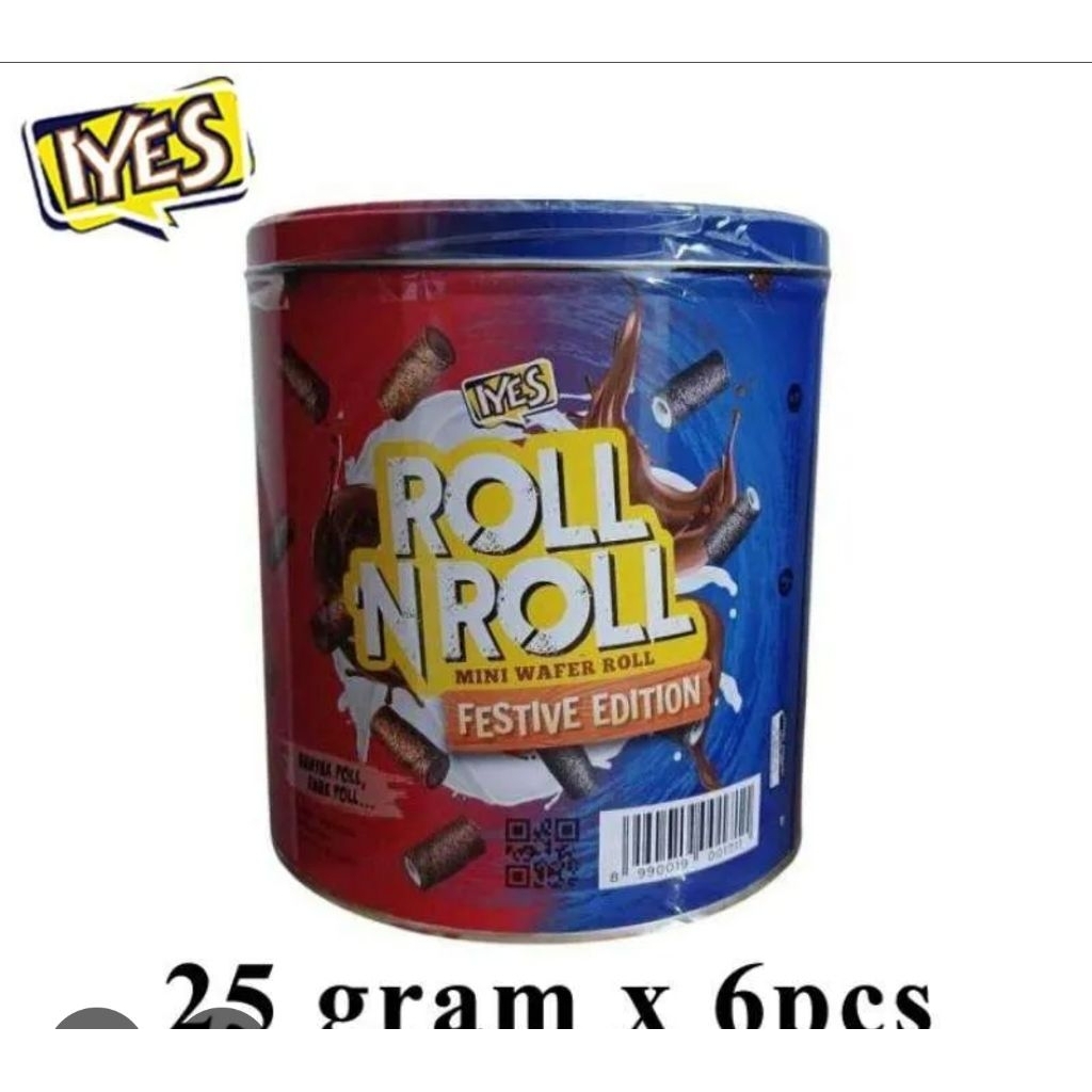 Diskon ROLL N ROLL WAFER KALENG KUE MURAH GROSIR