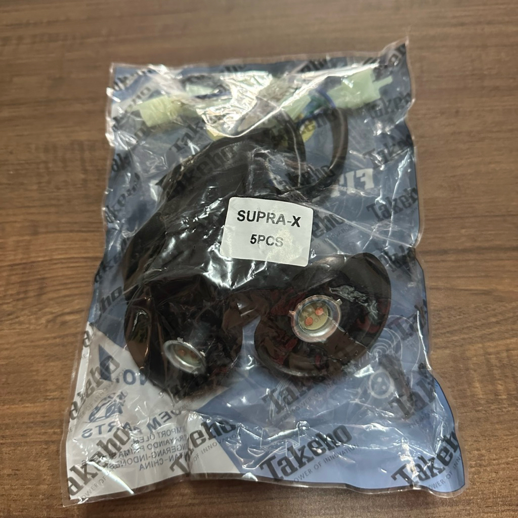 TAKEHO SUPRA X FITTING LAMPU DEPAN SOCKET SOKET H4 BOHLAM MOTOR 100 OLD GARASI LAMA