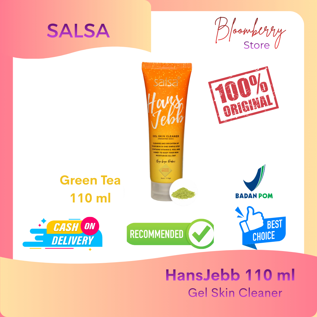 SALSA Hans Jebb Peeling Gel Melembutkan Kulit Vitamin C 110 ml GREENTEA | SALSA Hans Jebb Gel Skin C
