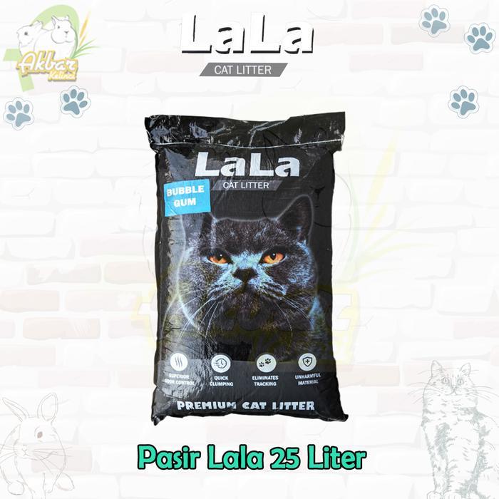 Pasir Kucing LALA 25 Liter - Lala Cat Litter 25 L Pasir Gumpal Wangi