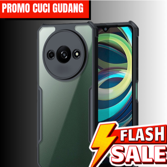 PROMO CUCI GUDANG DISKON CASE XIAOMI REDMI A3 CLEAR BEATLE SERIES CASING COVER SOFT CASE HP