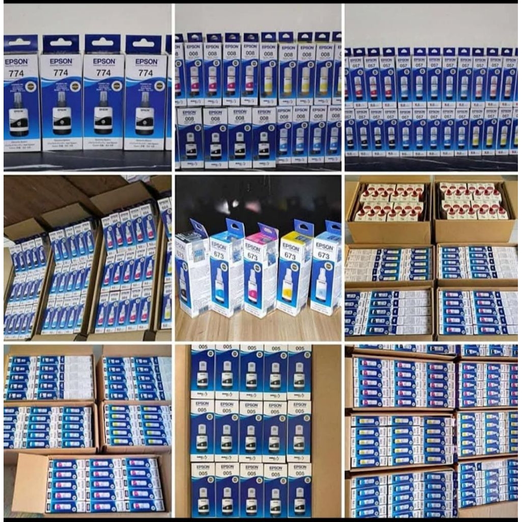 Tinta Epson 003 PER BOX( isi 60pcs)Black Original