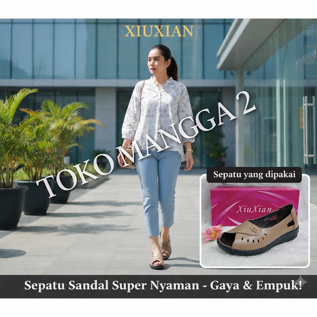 Sepatu Wanita XiuXian | Pantofel Wanita Nyaman Anti Lecet | Sepatu Kerja dan Harian