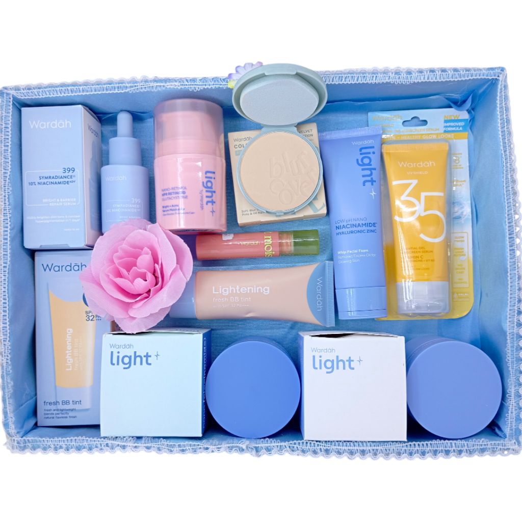 Paket Seserahan Wardah Murah/ PAKET Kosmetik Wardah Hantaran Nikah Komplit
