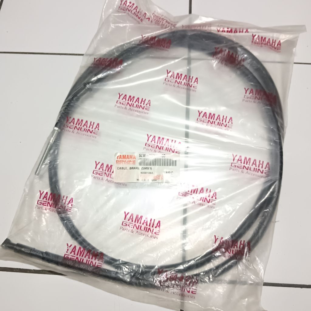Kabel Cabel Tali Rem Belakang Yamaha Nouvo Lele Nouvo Sporty Asli Original 5LW-F6351-00 New Old Stoc