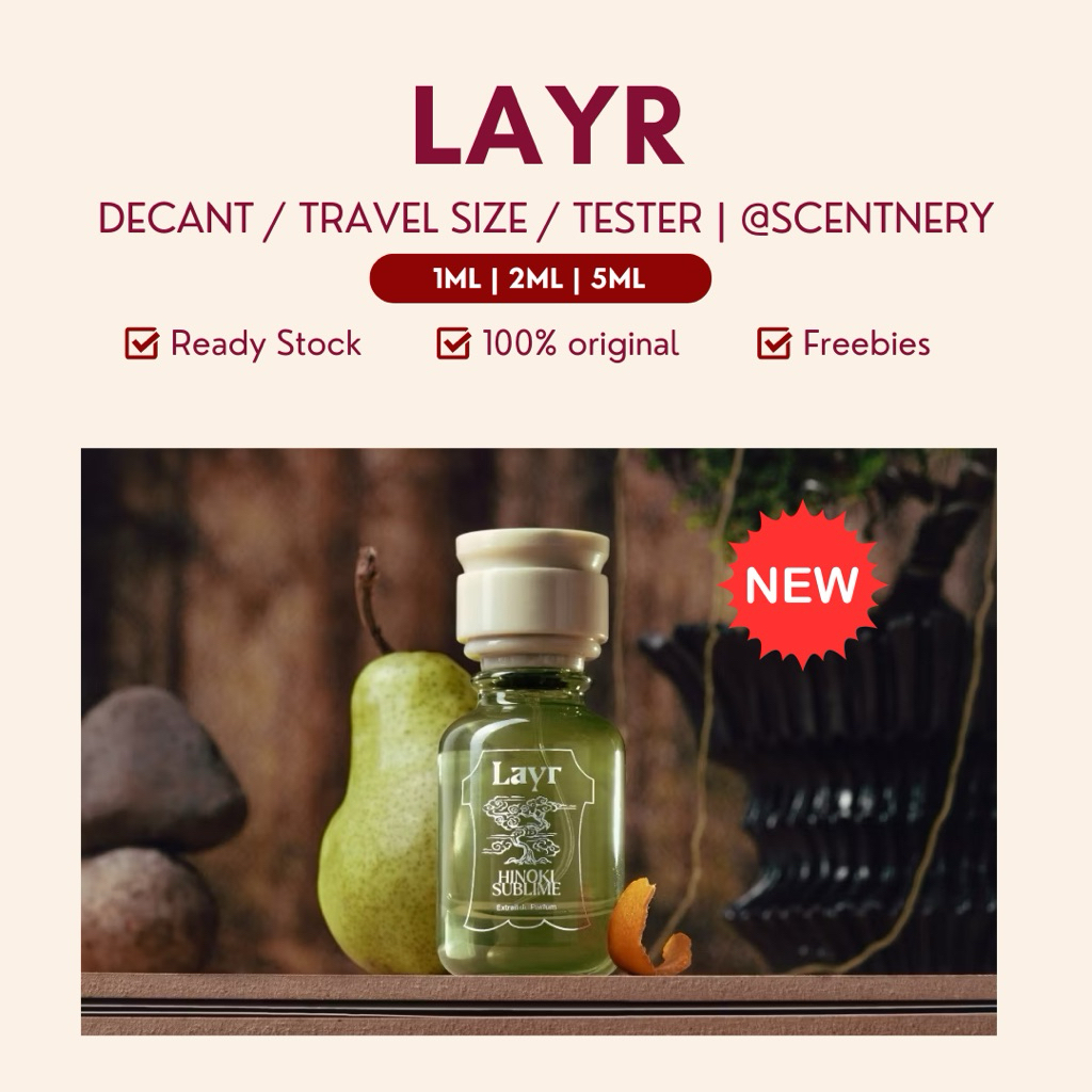 DECANT - LAYR Fragrance Parfum Alexandra Reality Club Rose d'Amou Empty Room Mankind Before Petricho