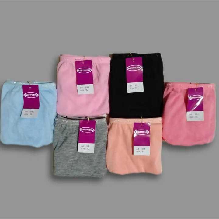 (COD) PROMO 12 PCS CELANA DALEM WANITA KATUN IMPORT / celana dalam wanita murah / Celana dalam wanit