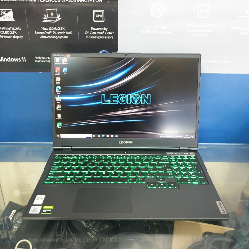 Lenovo Legion 5 15IMH05 i7-10750H Ram-16GB SSD-512GB GTX-1650Ti 15inchi
