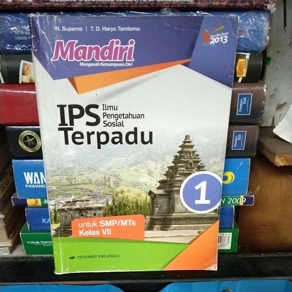 BUKU BEKAS ORIGINAL MANDIRI IPS TERPADU SMP KELAS VII TAHUN 2013