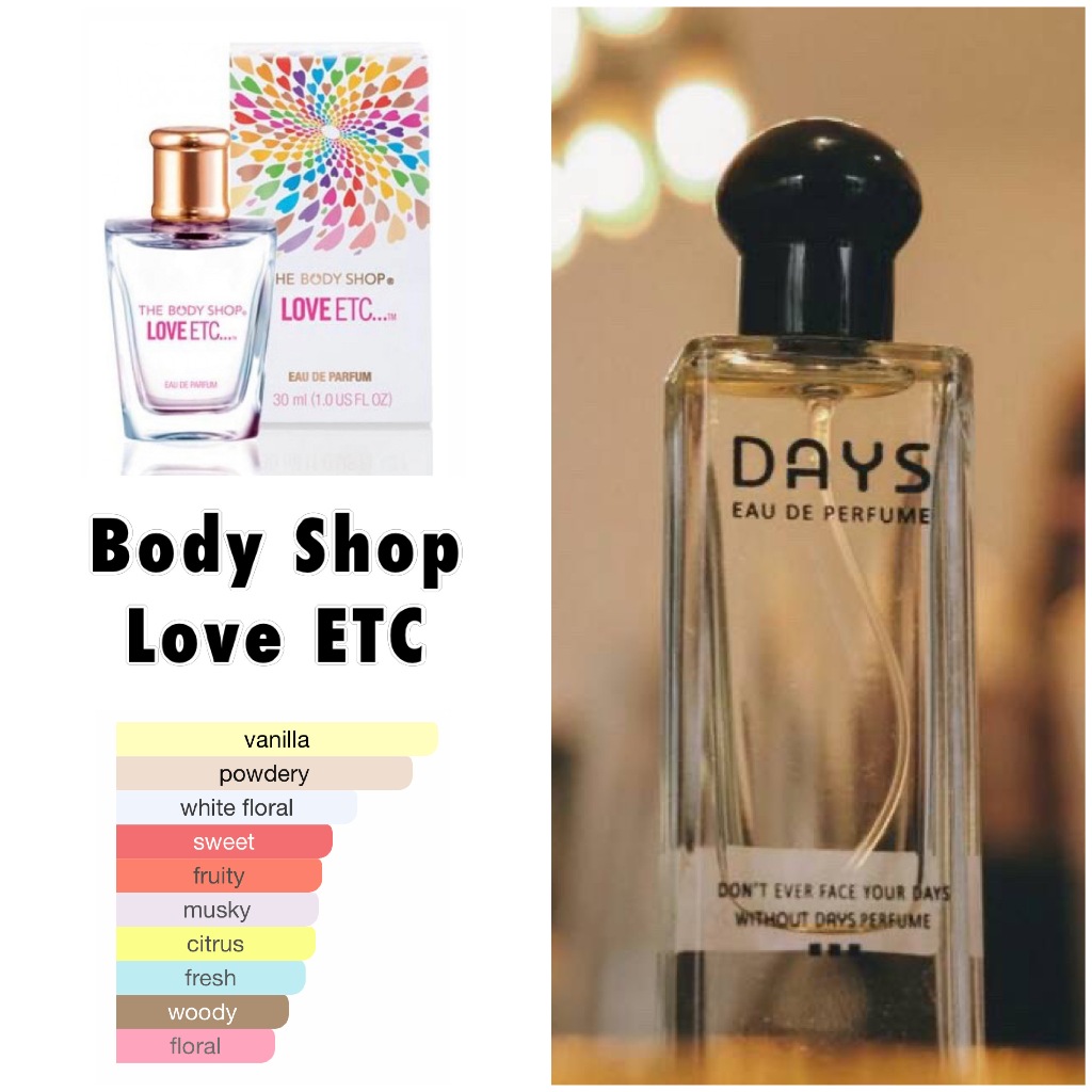 Parfum Wanita Inspired by LOVE ECT 30ml - Wangi Tahan Lama, Non Alkohol