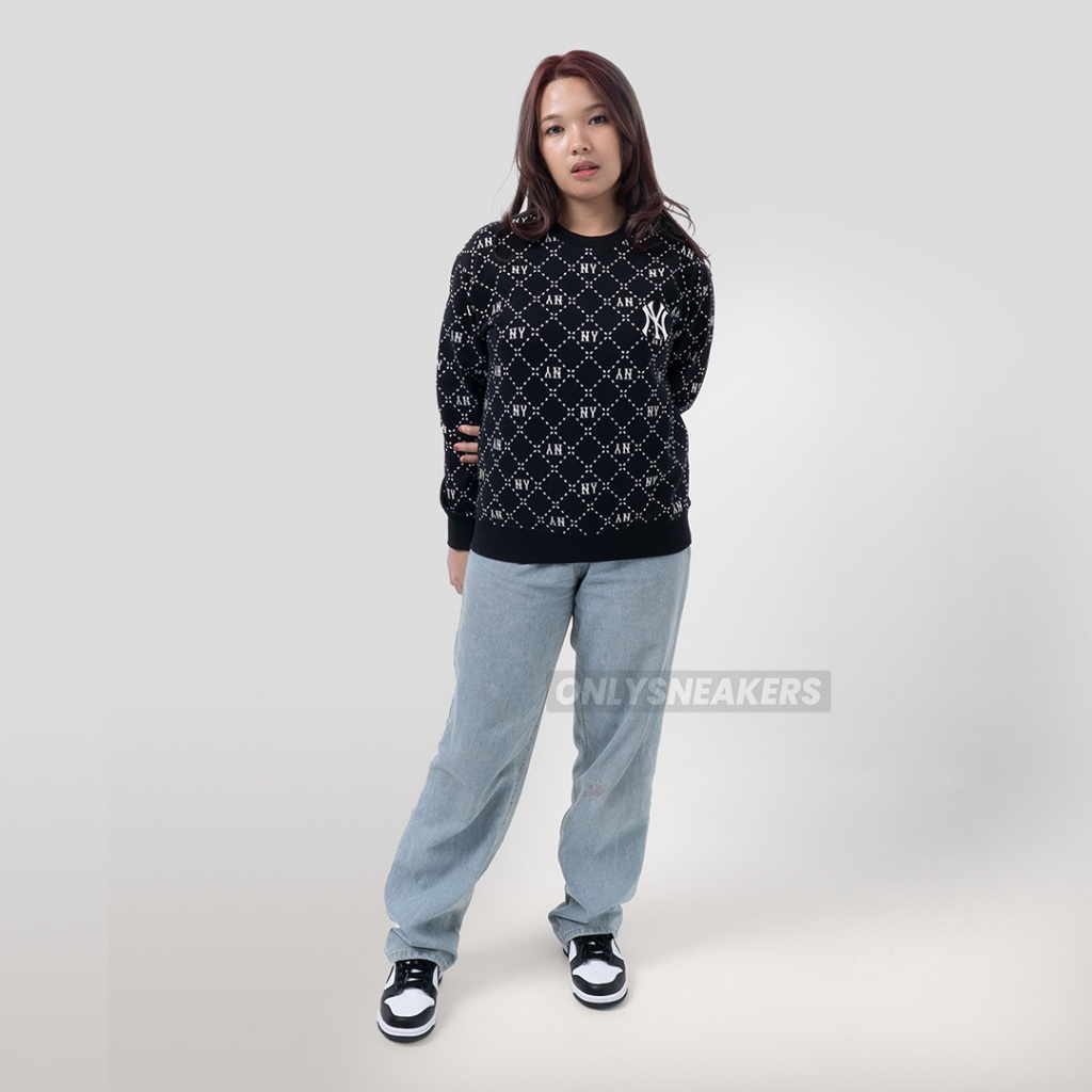 MLB NEW YORK YANKEES MONOGRAM BLACK SWEATSHIRT