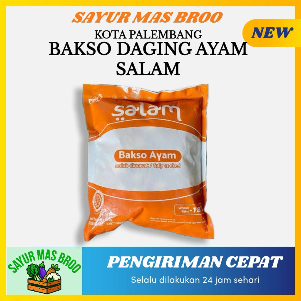 Bakso Daging Ayam/Sapi Salam - Toko Sayuran Segar Murah Terdekat Mas Broo Palembang