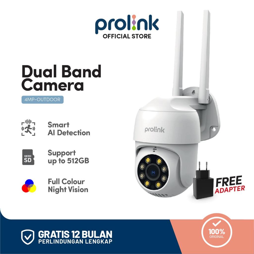 Prolink 4MP Smart IP Cam CCTV Wifi Dual Band Outdoor QHD 360 View DS-3103
