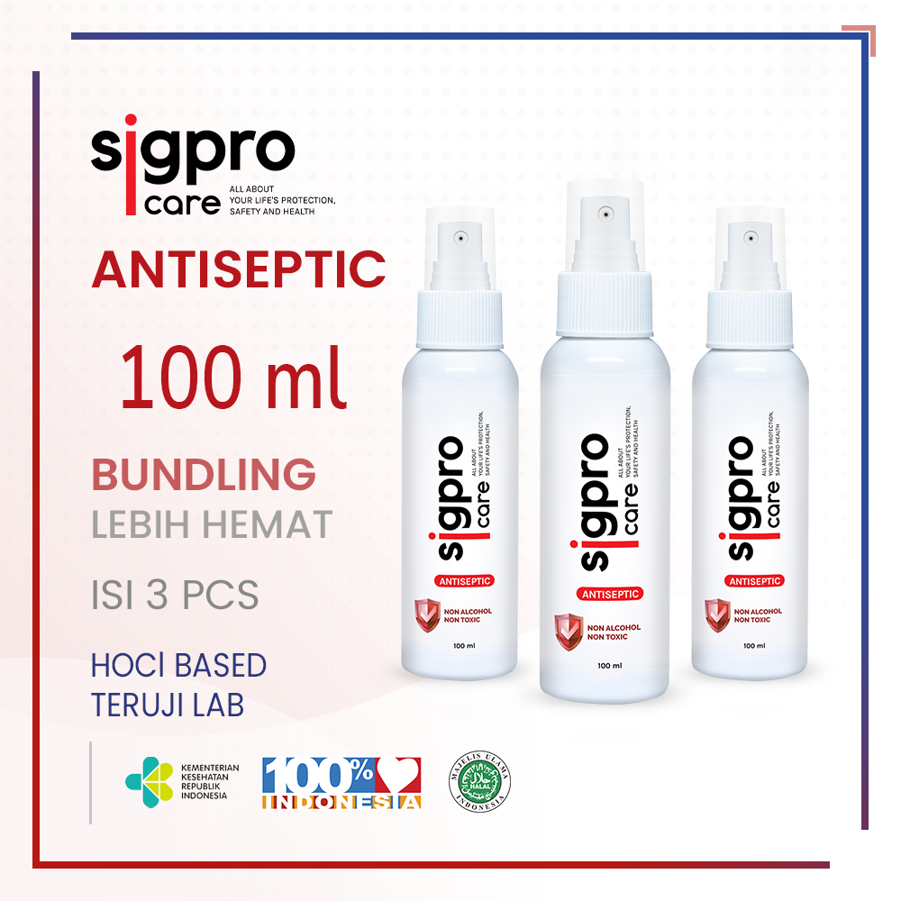 SIGPROCARE ANTISEPTIC 100 ML BUNDLING HEMAT BELI 3