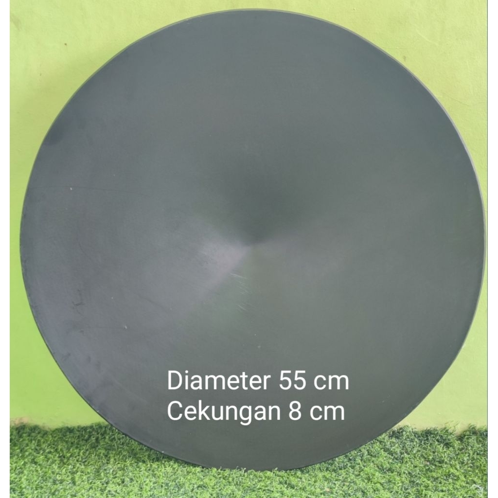 new Dulang emas 55 cm fiberglass (dalam cekungan 8 cm)