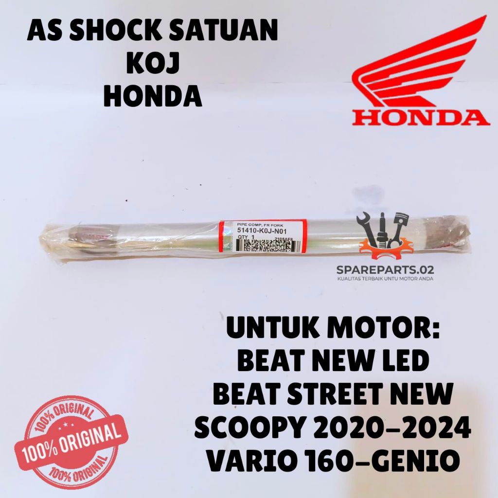 AS SHOCK SATUAN ORIGINAL HONDA KODE KOJ, AS SHOCK BEAT NEW LED, AS SHOCK BEAT STREET NEW, AS SHOCK S