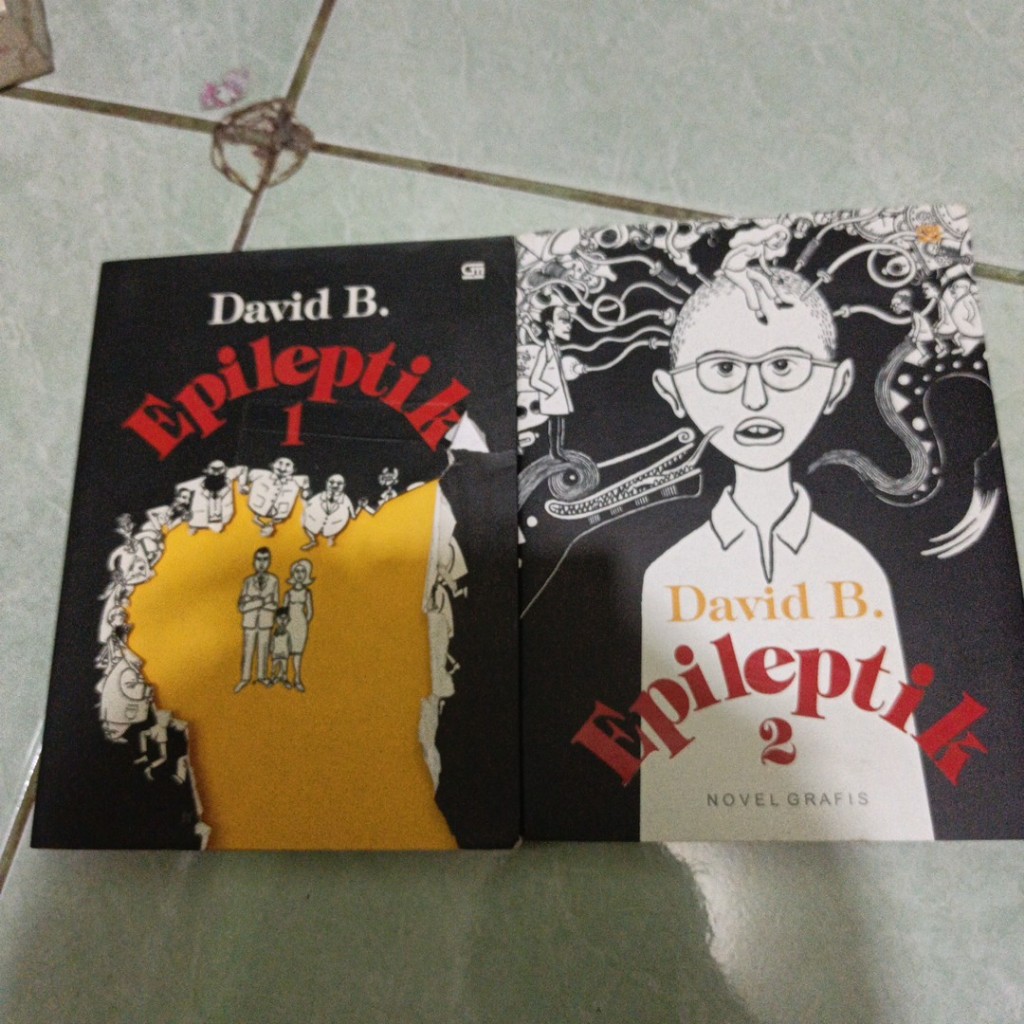 [Preloved Novel Grafis] Epileptik 1 dan 2 David B