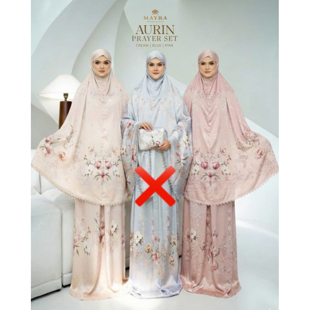 AURIN PRAYER SET  MUKENA Series Raya by mayra