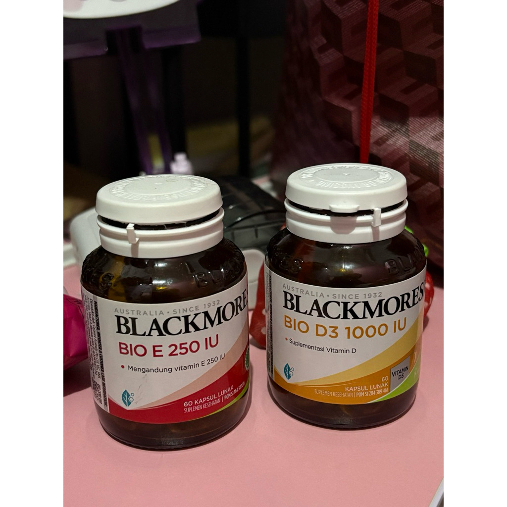 preloved blackmores D3 1000 IU dan BIO E 250 IU