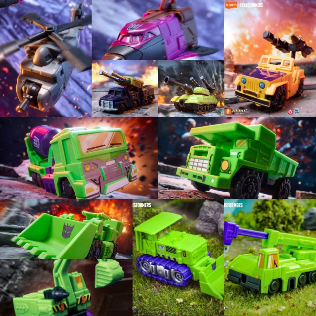 Blokees Galaxy Defender Version Combiner Bruticus Devastator Hook Scrapper Scavenger Mixmaster Longh