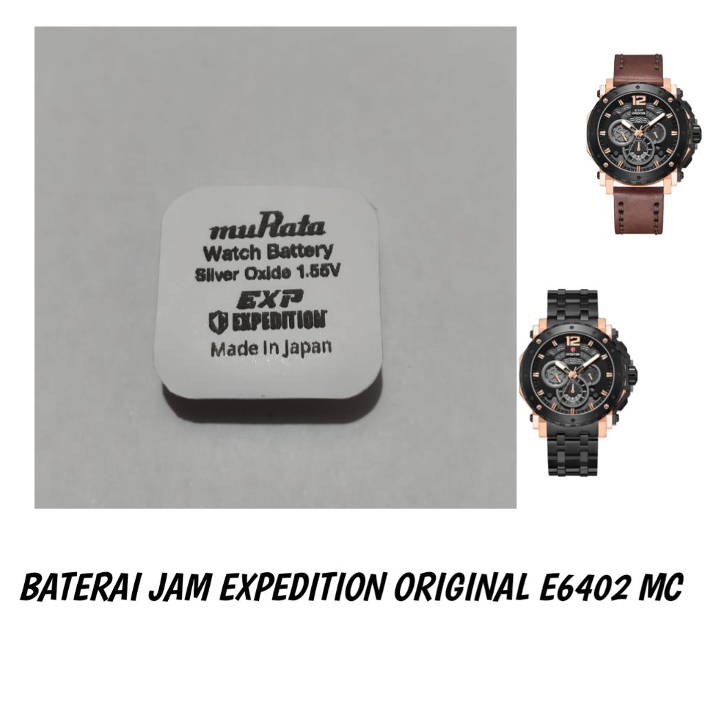 Baterai Jam Expedition original E6402 MC