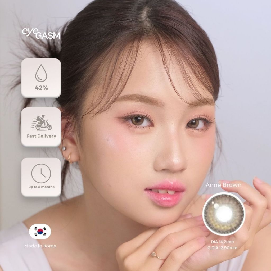 EYEGASM Softlens [1 PC/sebelah] Dollring Anne Brown eyesm