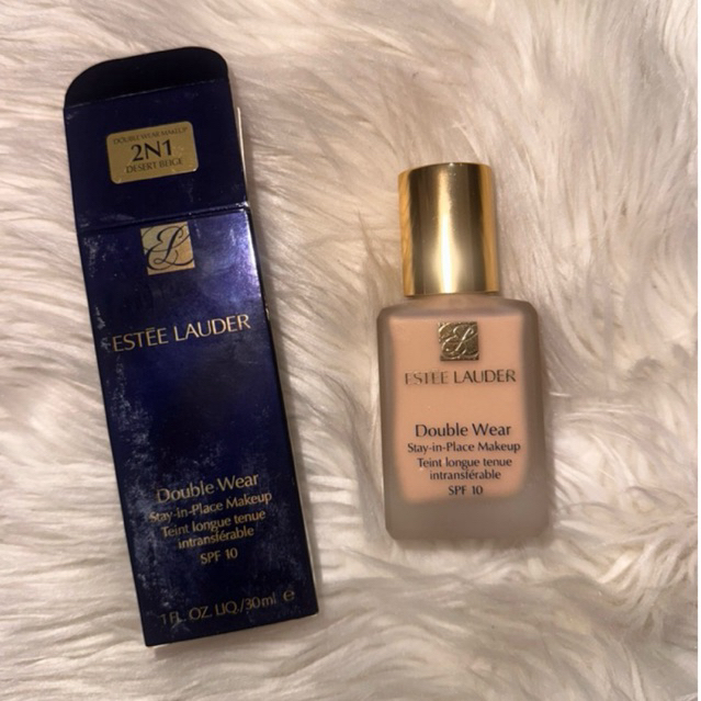 Preloved ( NEW/NEVER USE )Estee Lauder Foundation 2N1 Double Wear Stay-in-Place Makeup SPF10/PA++  F