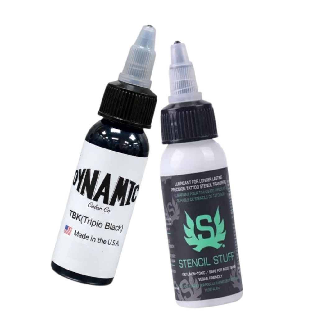 Paket Tattoo Dynamic Ink 30ml + Stencil Stuff Gel Transfer 1oz | Original & Higienis Paket Tinta Tat