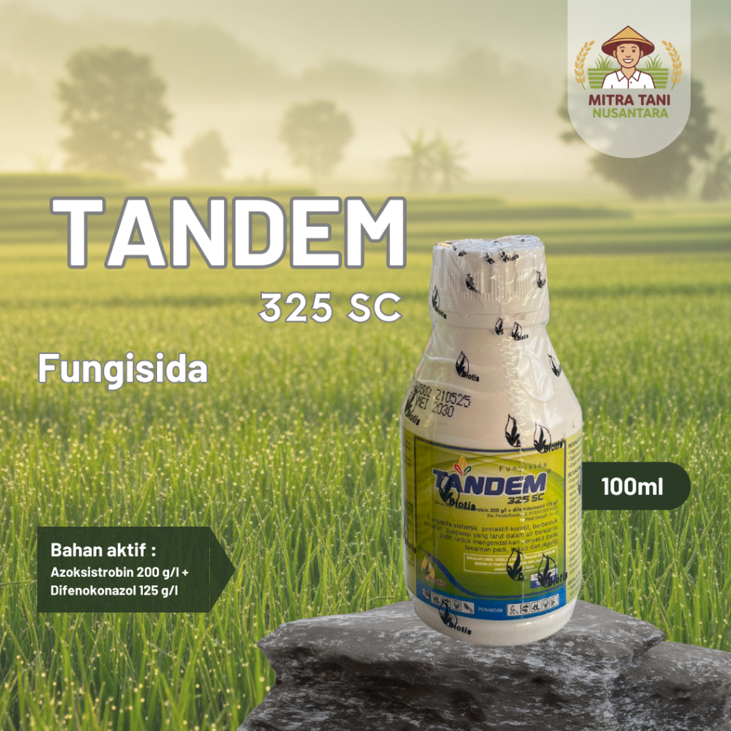 Fungisida Tandem 325 SC kemasan 100ml - Sistemik Azoksistrobin