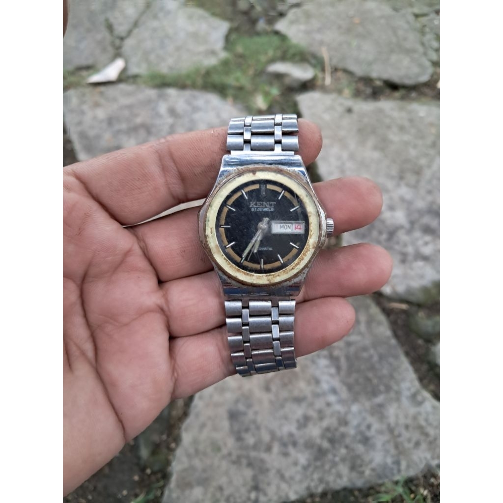 Jam Kent automatic otomatis jadul nyala