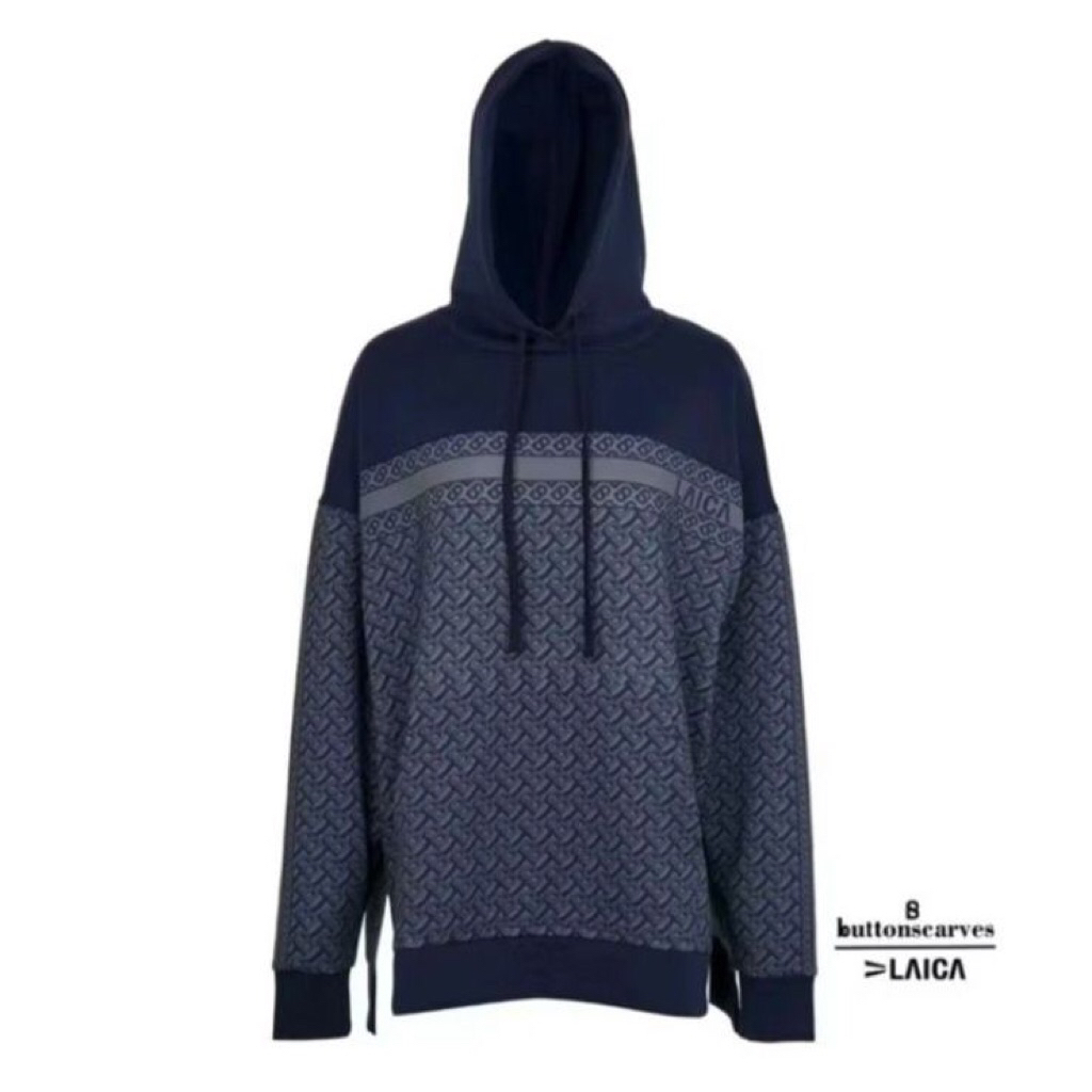 preloved hoodie buttonscarves x laica