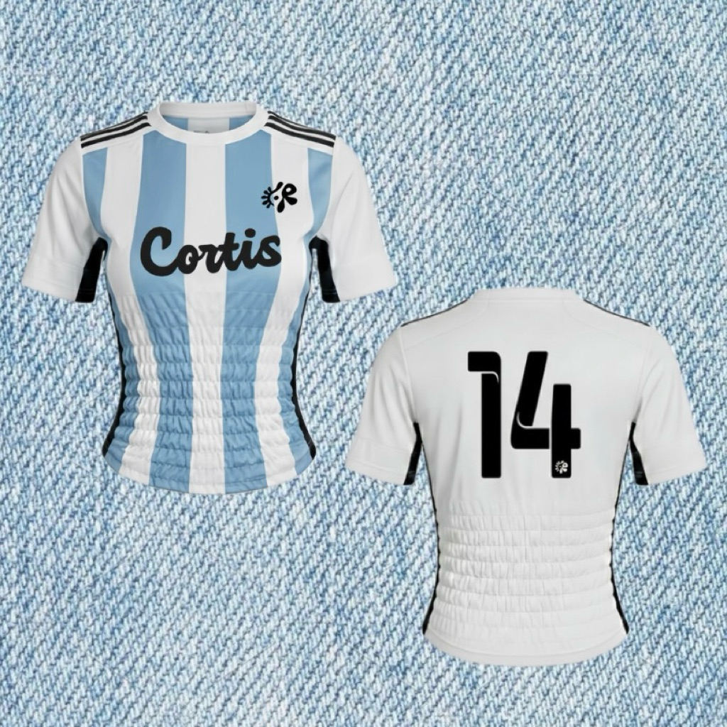 CORTIS JERSEY SMOCKED | SMOCKED JERSEY | JERSEY KERUT | JERSEY SLIMFIT | CROP JERSEY |  JERSEY BERKE