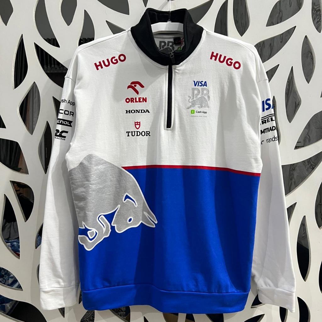 [BNWT/Size XL] Jaket Half-Zip Visa Cash App Red Bull Racing Formula One Team 2024