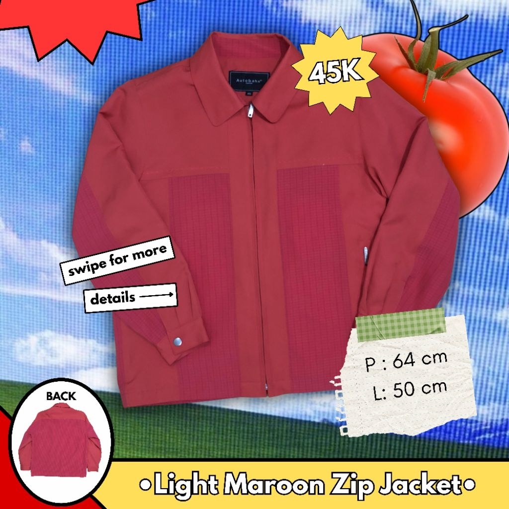 zipper work jaket preloved