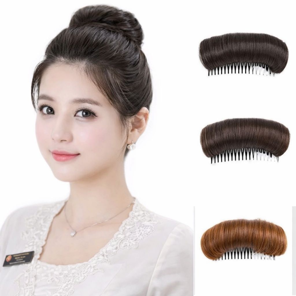 penambah volume Rambut palsu sintesis (ABS Sasak pendek)