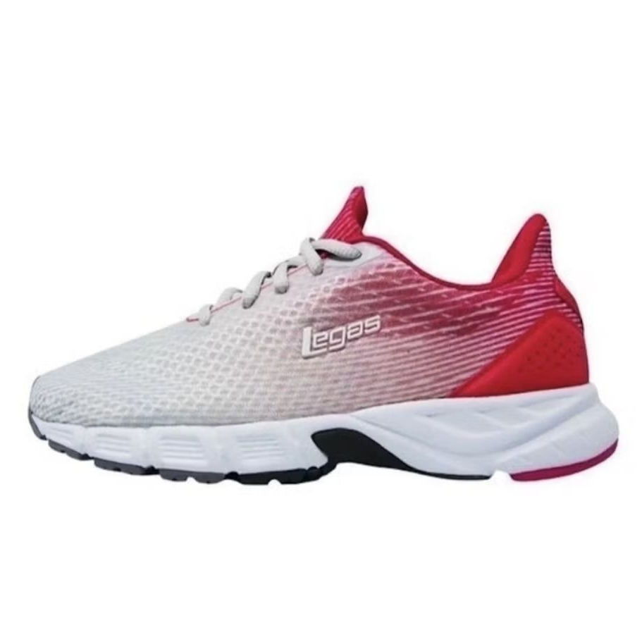 Sepatu League Legas Cewe Abu Pink Pluramus La W Running Shoes Wanita Original Sale